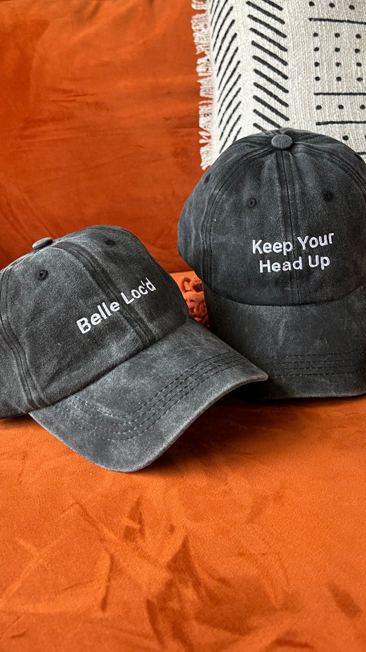 Keep Your Head Up Baseball Cap