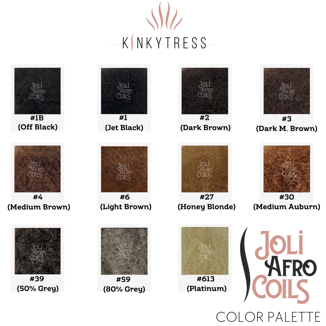 Joli Afro curls color palette 